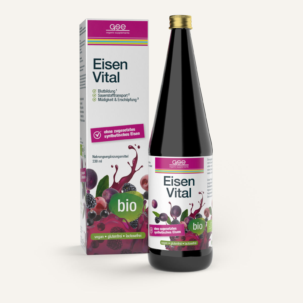 Complément Alimentaire Fer Organique Vitaler's 30 Mg - 60 Gélules - Énergie, Vitalité, Immunité