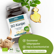 BIO Konjac Glucomannan Sättigungspulver