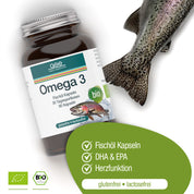 Omega 3 Fischöl Kapseln (Bio)