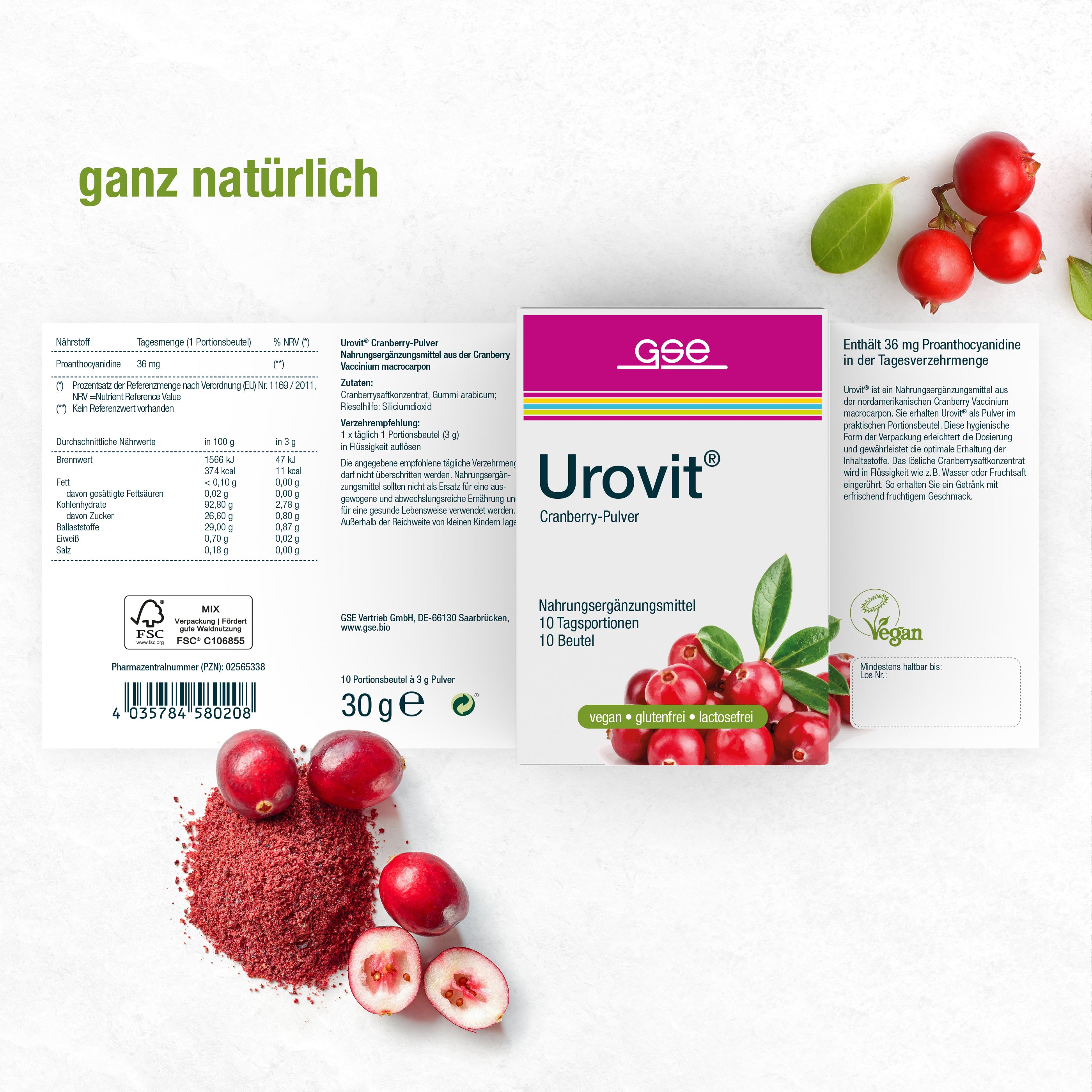 Urovit®-Cranberry Pulver