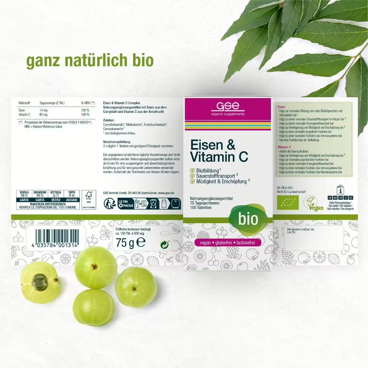 Iron & Vitamin C Complex (organic)
